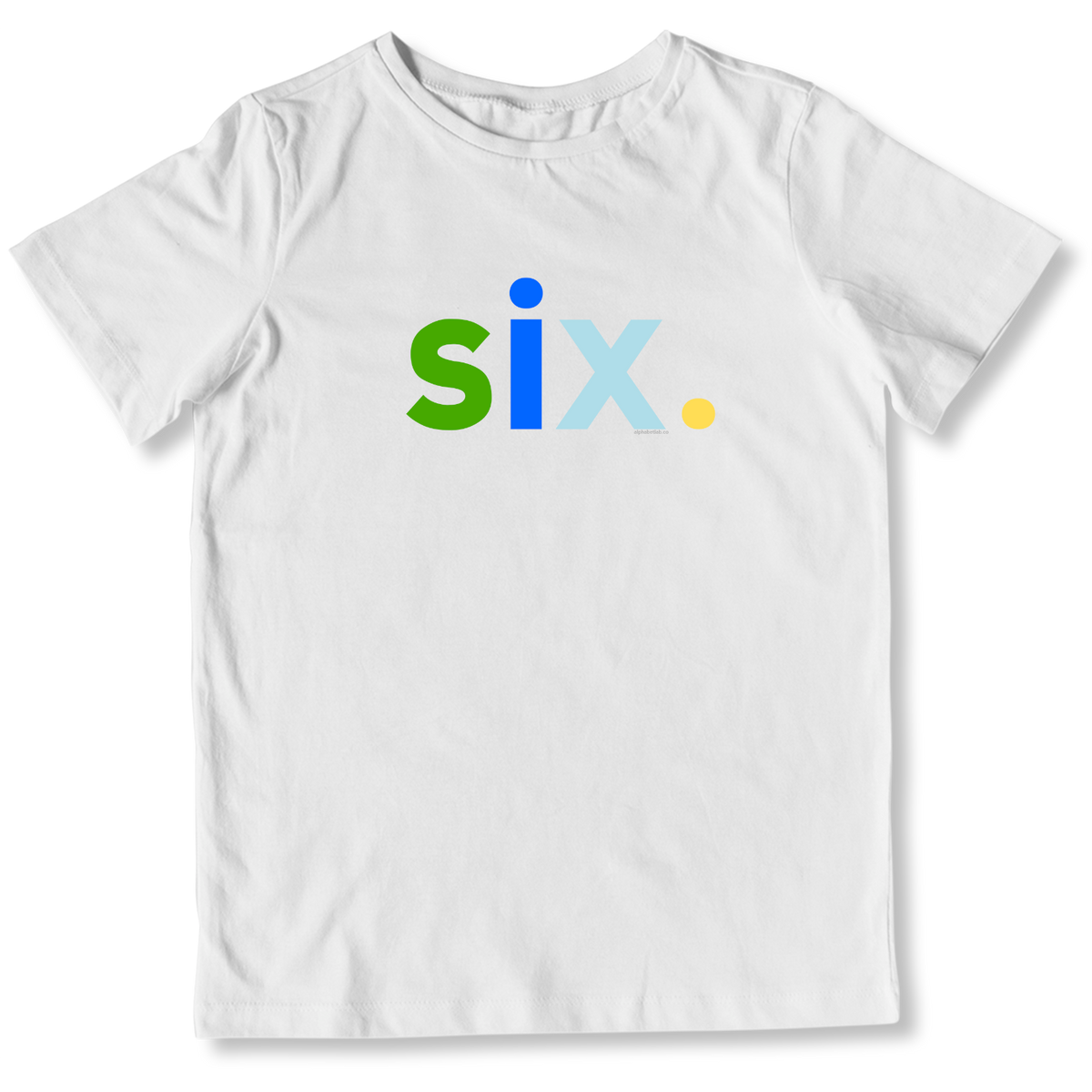 Boys 6th Birthday Shirt Six - Alternative