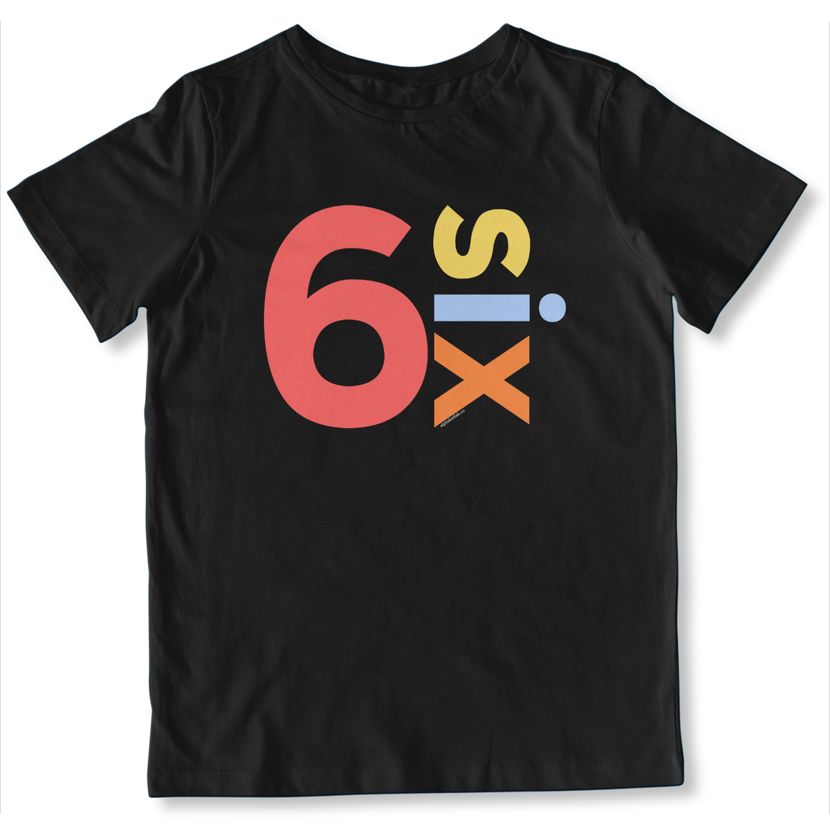Boys 6th Birthday Shirt Six - Number