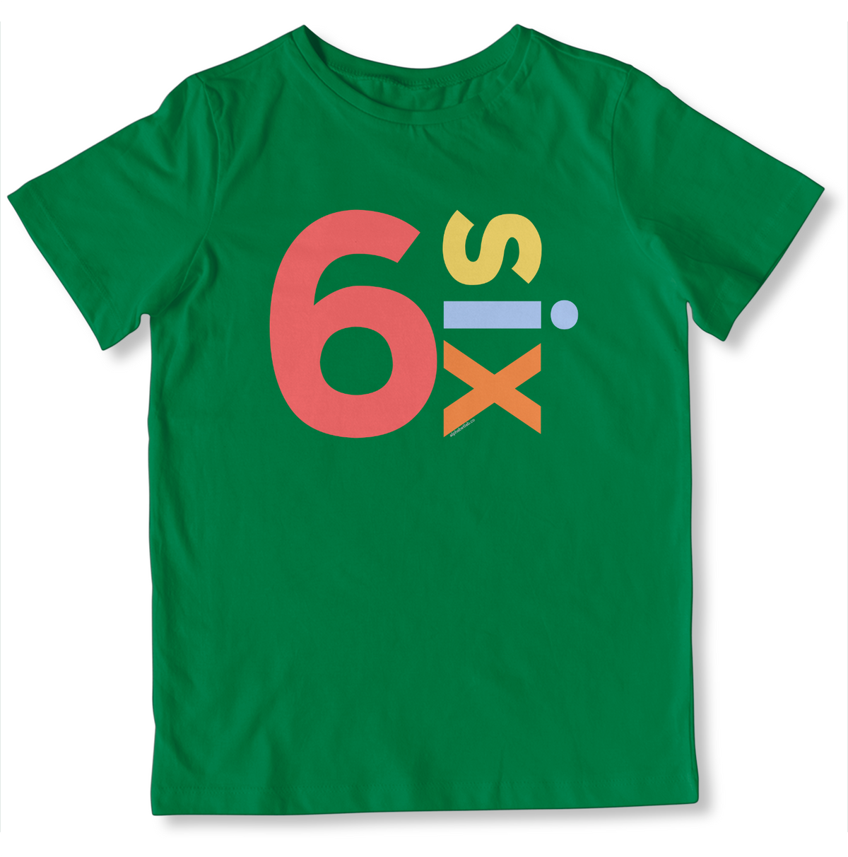 Boys 6th Birthday Shirt Six - Number