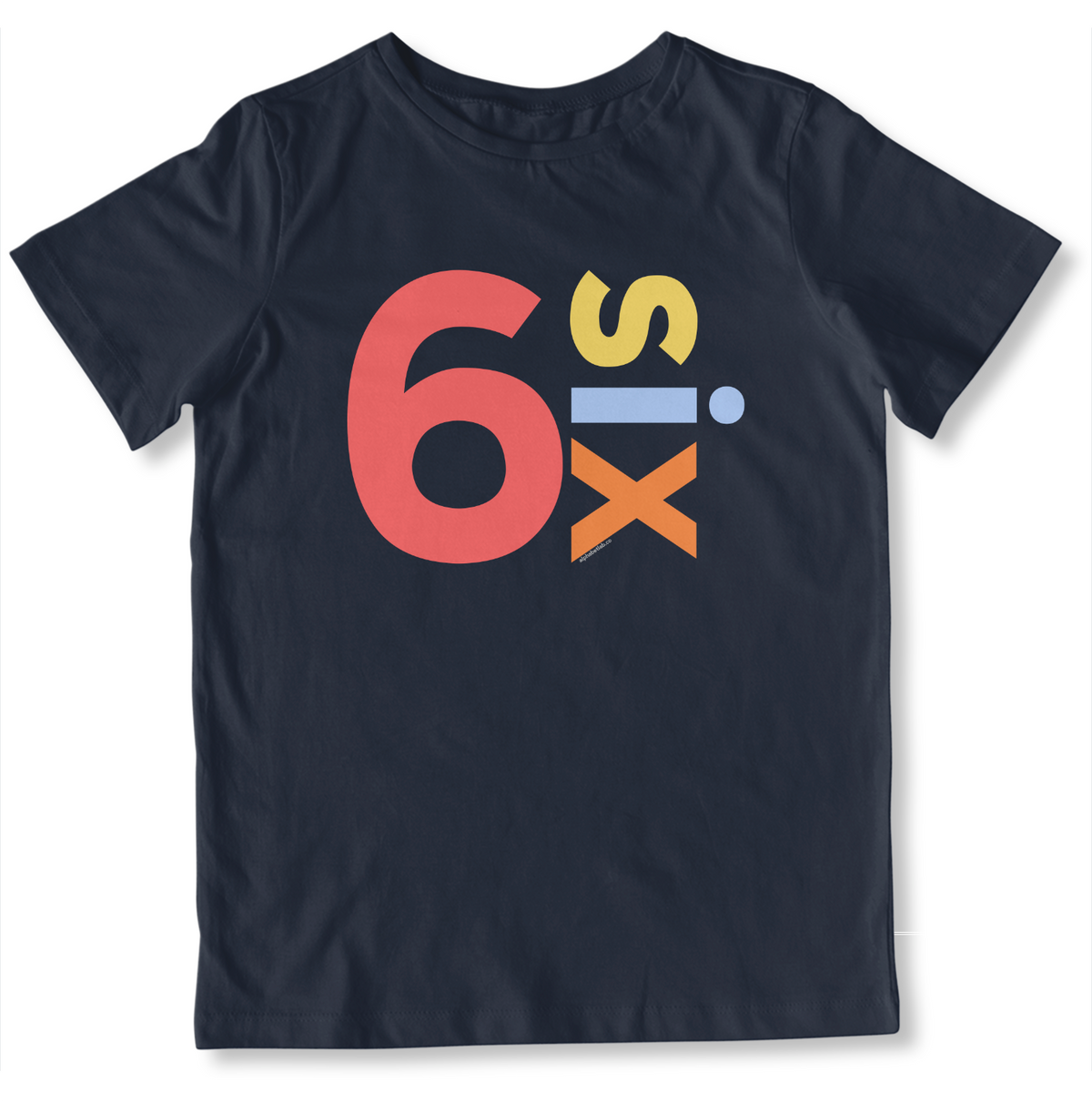 Boys 6th Birthday Shirt Six - Number