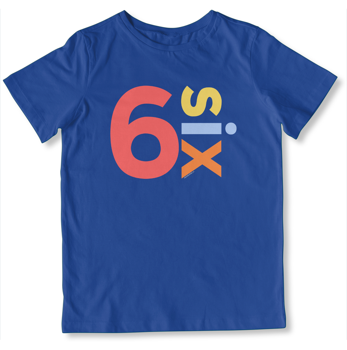 Boys 6th Birthday Shirt Six - Number
