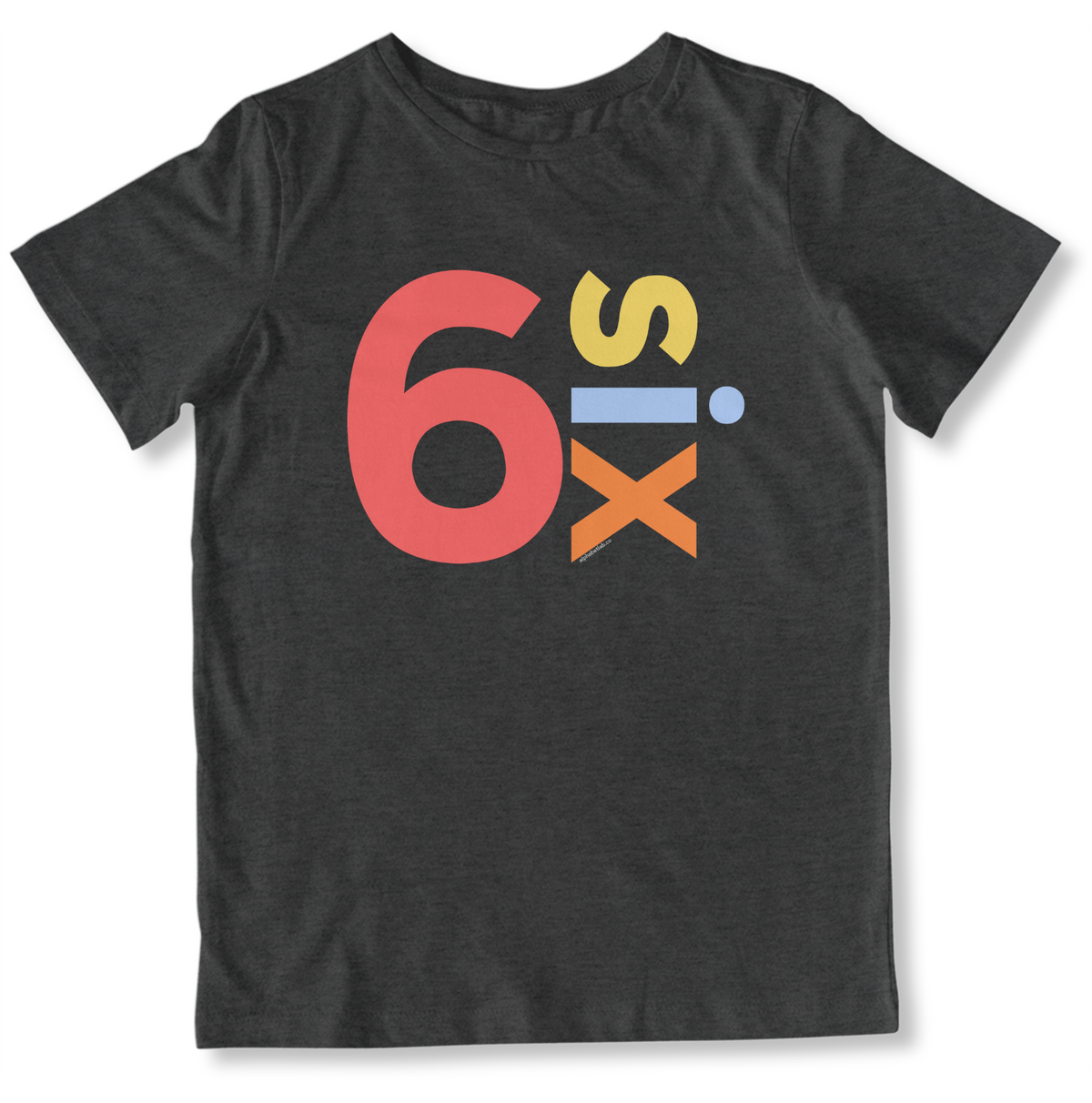 Boys 6th Birthday Shirt Six - Number