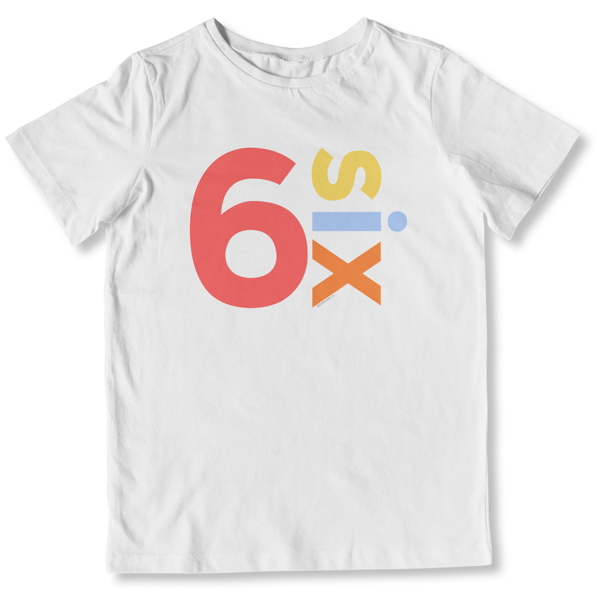 Boys 6th Birthday Shirt Six - Number