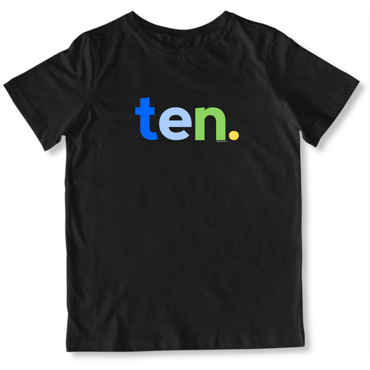 Boys 10th Birthday Shirt Ten - Alternative