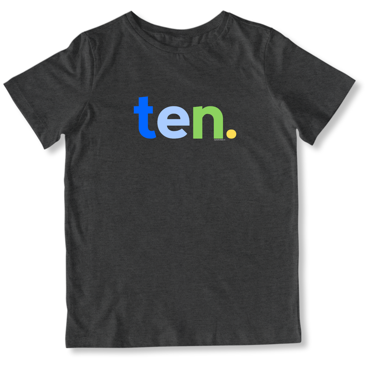 Boys 10th Birthday Shirt Ten - Alternative
