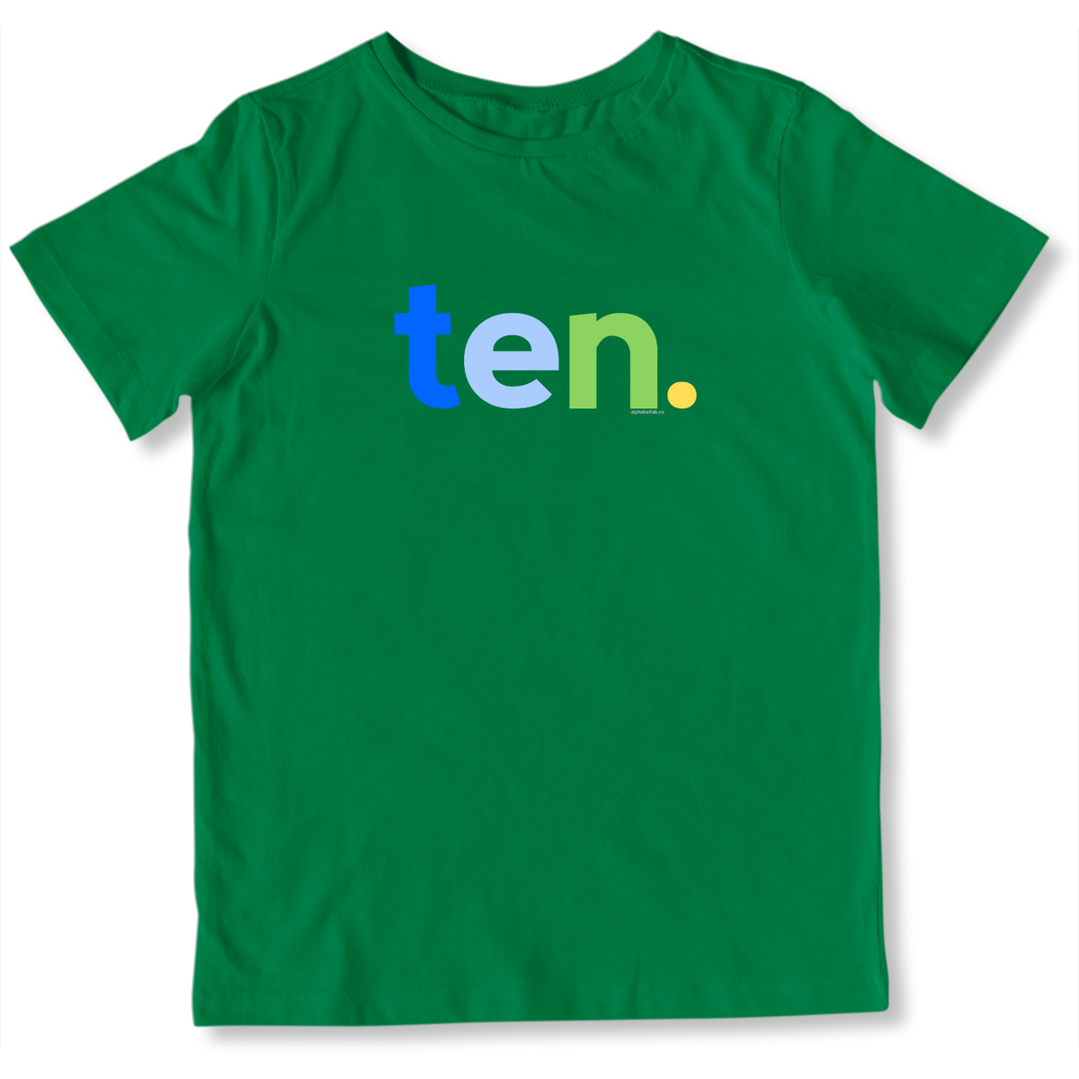 Boys 10th Birthday Shirt Ten - Alternative