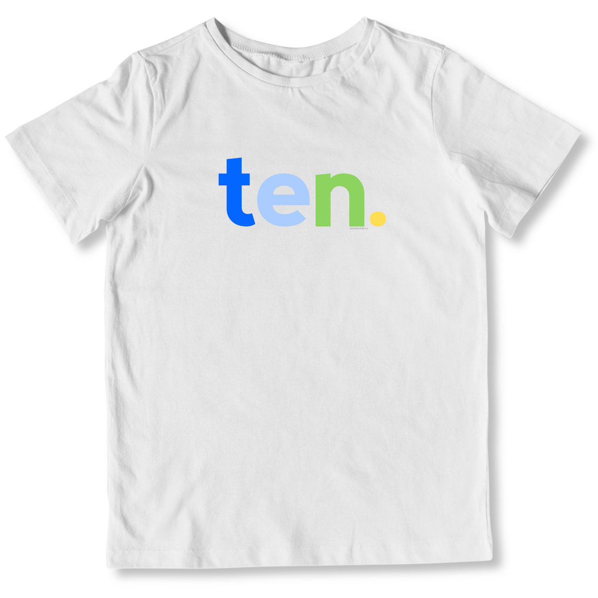 Boys 10th Birthday Shirt Ten - Alternative