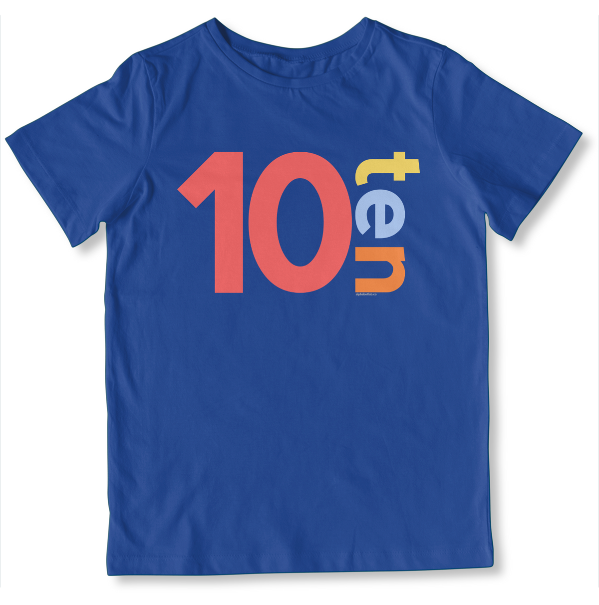 Boys 10th Birthday Shirt Ten - Number