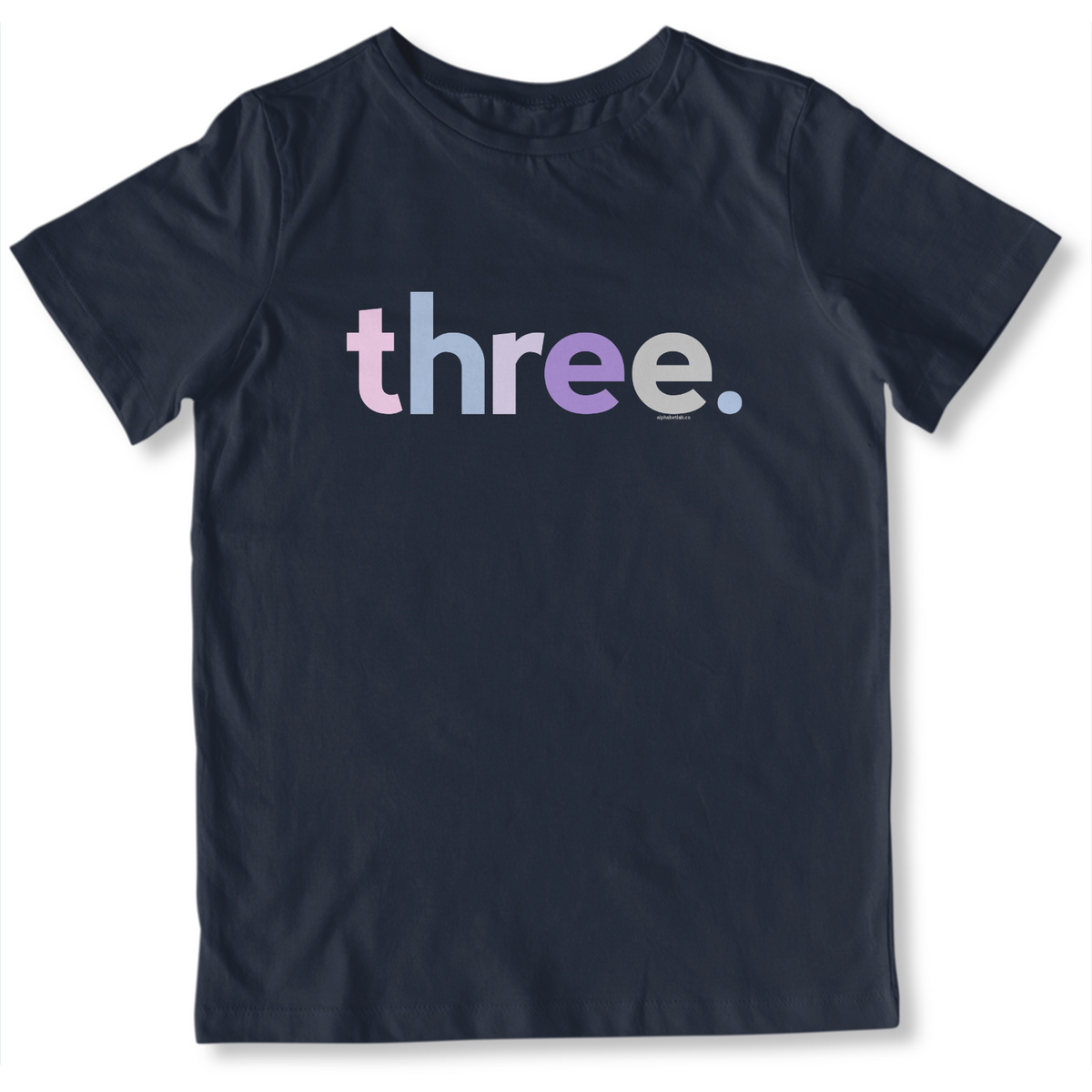 Girls 3rd Birthday Shirt Three - Original