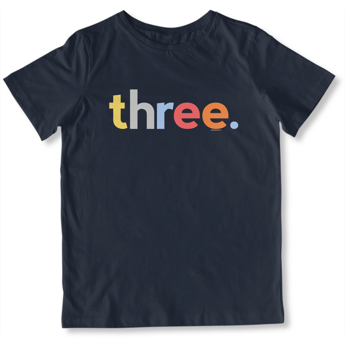 Boys 3rd Birthday Shirt Three - Original