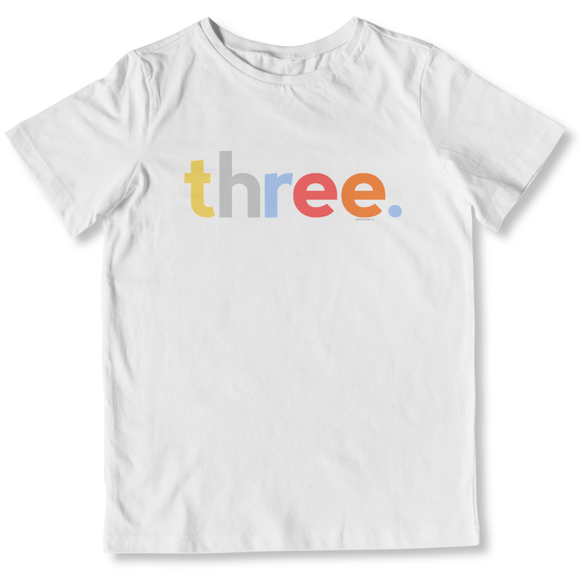 Boys 3rd Birthday Shirt Three - Original