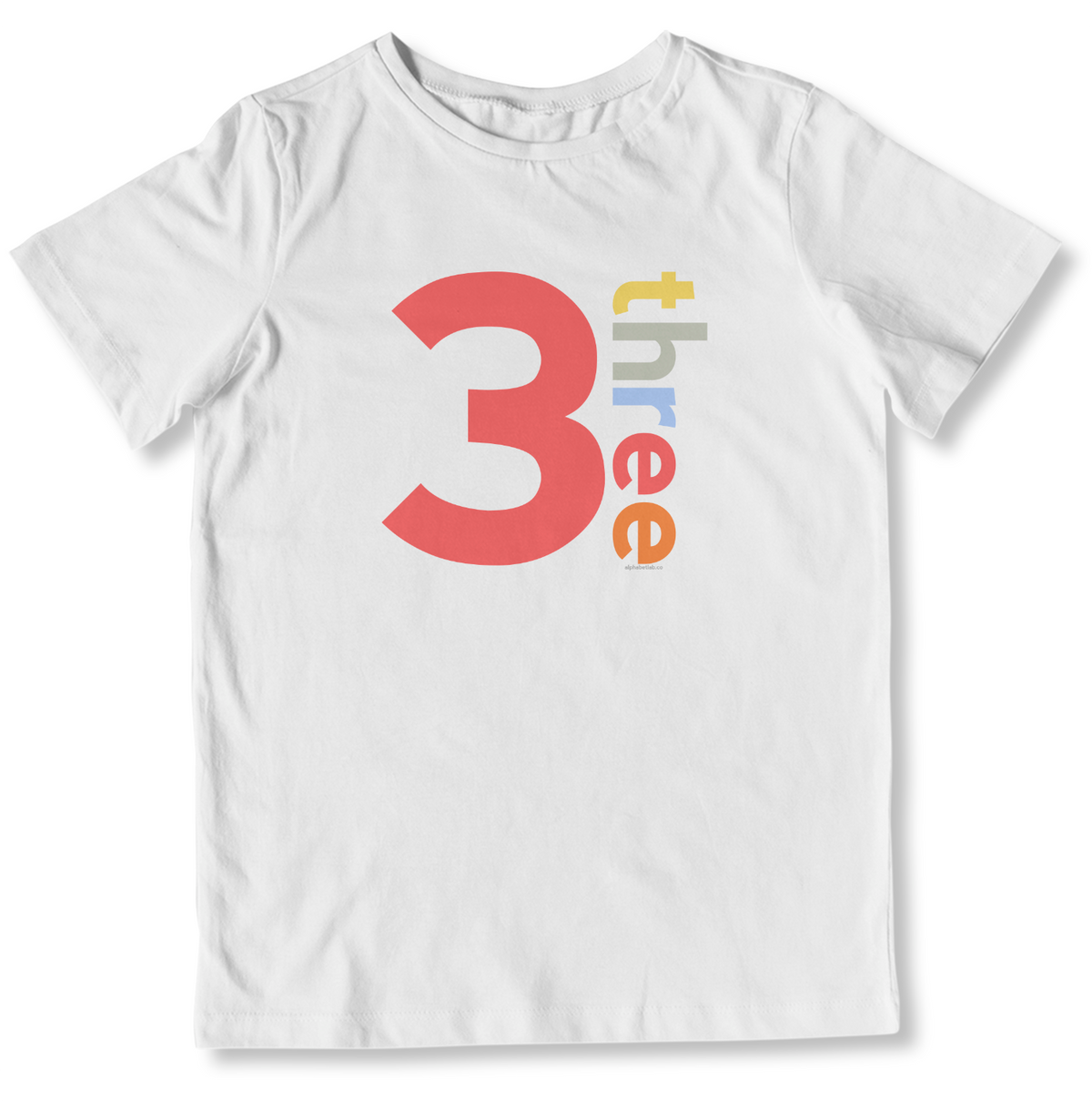 Boys 3rd Birthday Shirt Three - Number