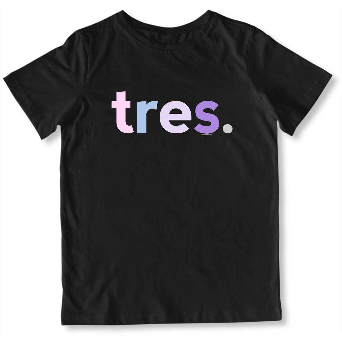 Girls 3rd Birthday Shirt Tres Spanish – Original