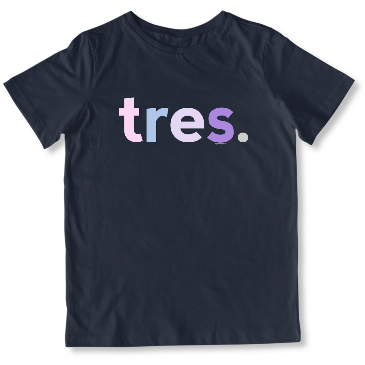Girls 3rd Birthday Shirt Tres Spanish – Original