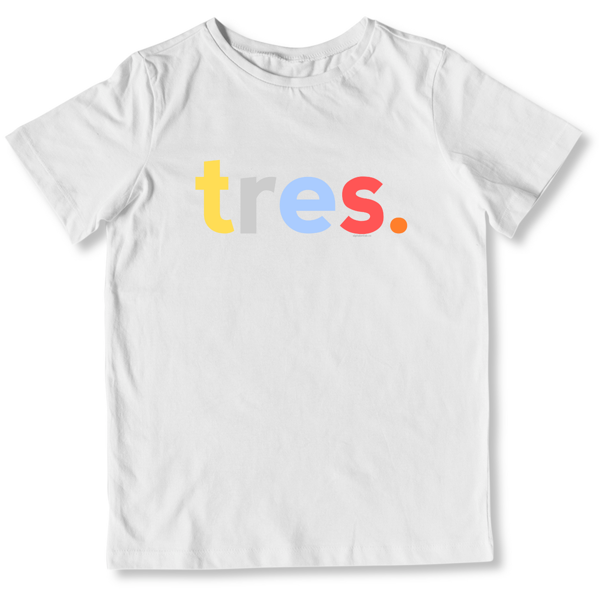 Boys 3rd Birthday Shirt Tres Spanish – Original