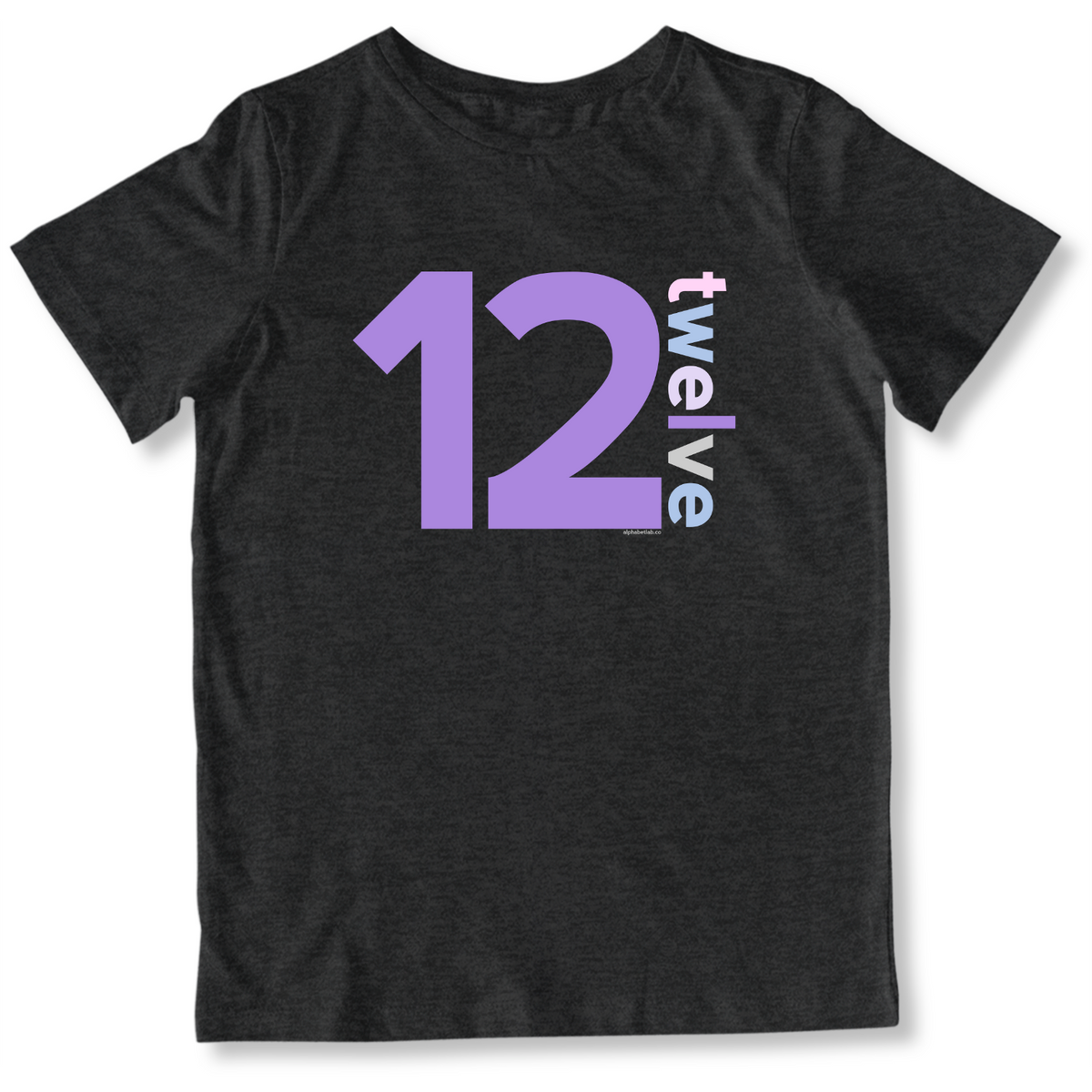 Girls 12th Birthday Shirt Twelve - Number