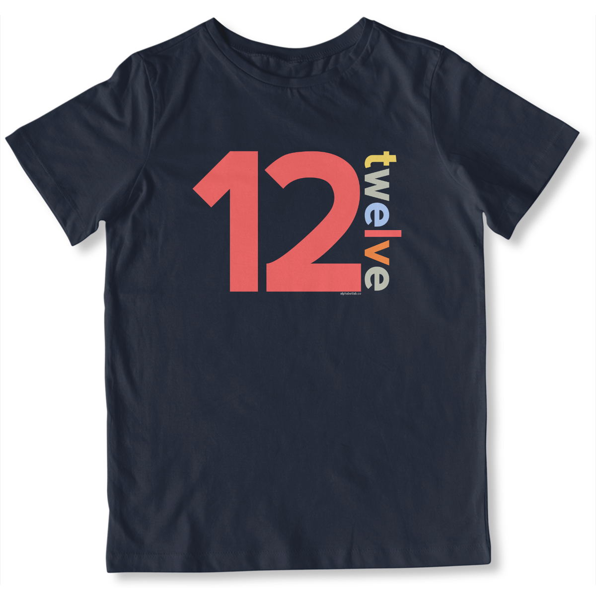 Boys 12th Birthday Shirt Twelve - Number