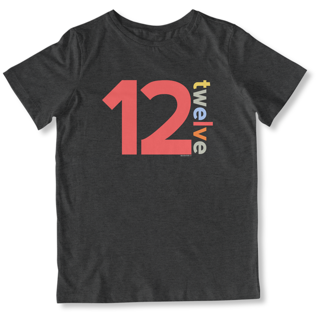 Boys 12th Birthday Shirt Twelve - Number