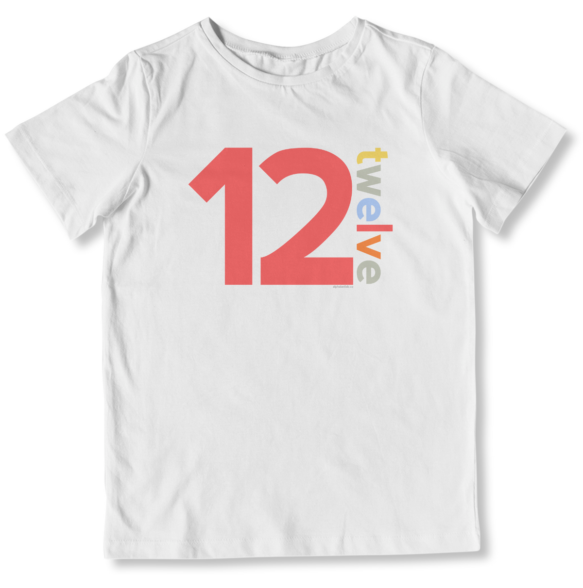 Boys 12th Birthday Shirt Twelve - Number