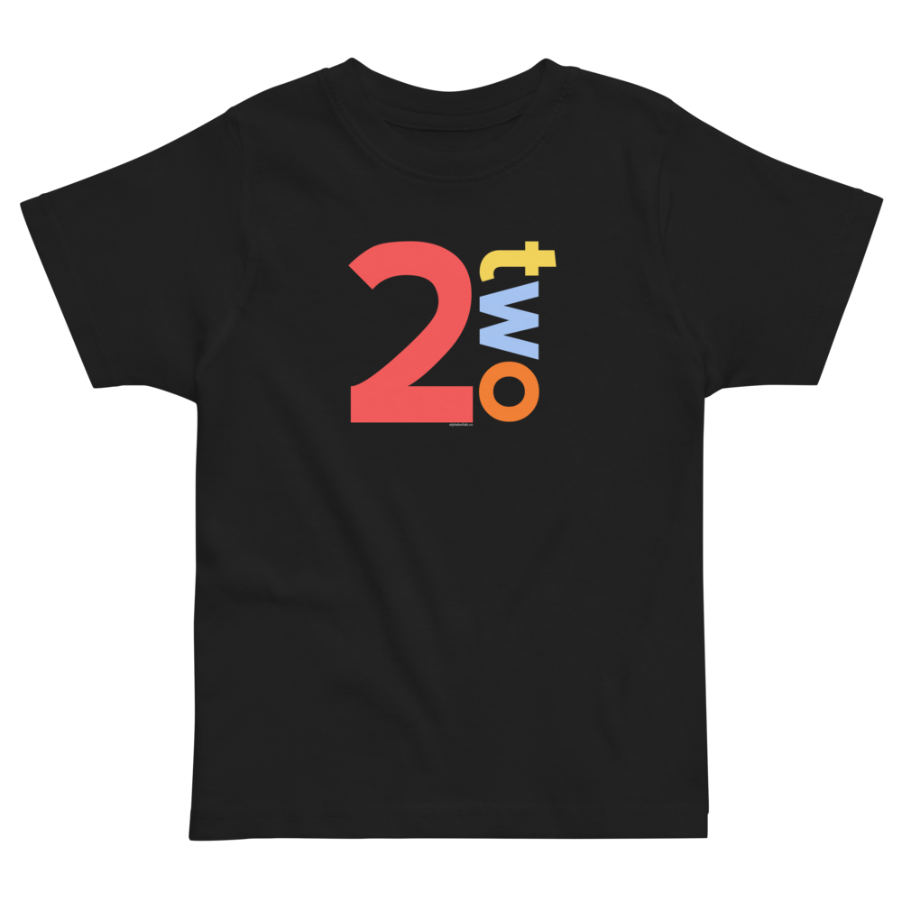 Boys 2nd Birthday Shirt Two - Number