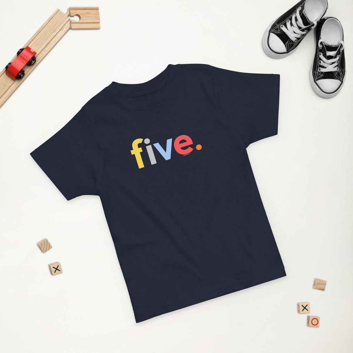 Boys 5th Birthday Shirt Five - Original