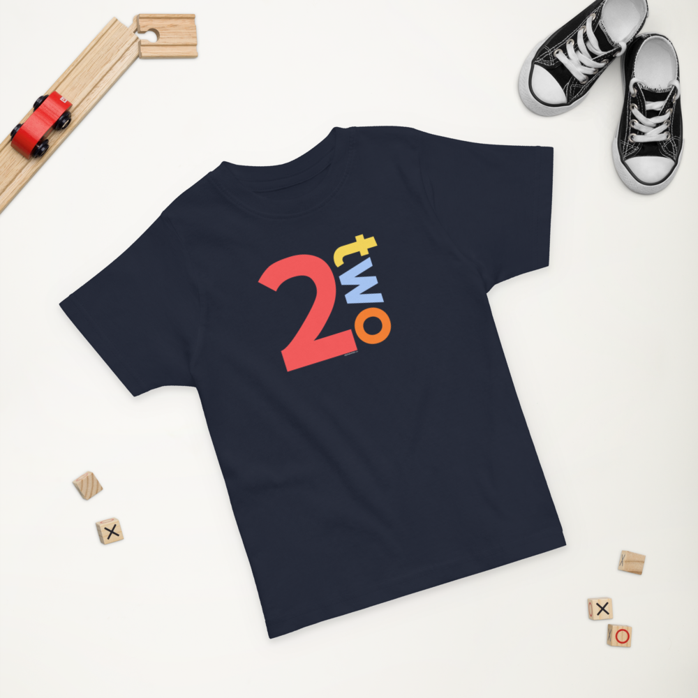 Boys 2nd Birthday Shirt Two - Number