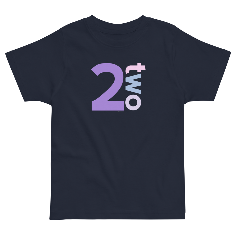 Girls 2nd Birthday Shirt Two - Number