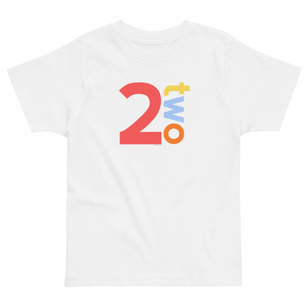 Boys 2nd Birthday Shirt Two - Number