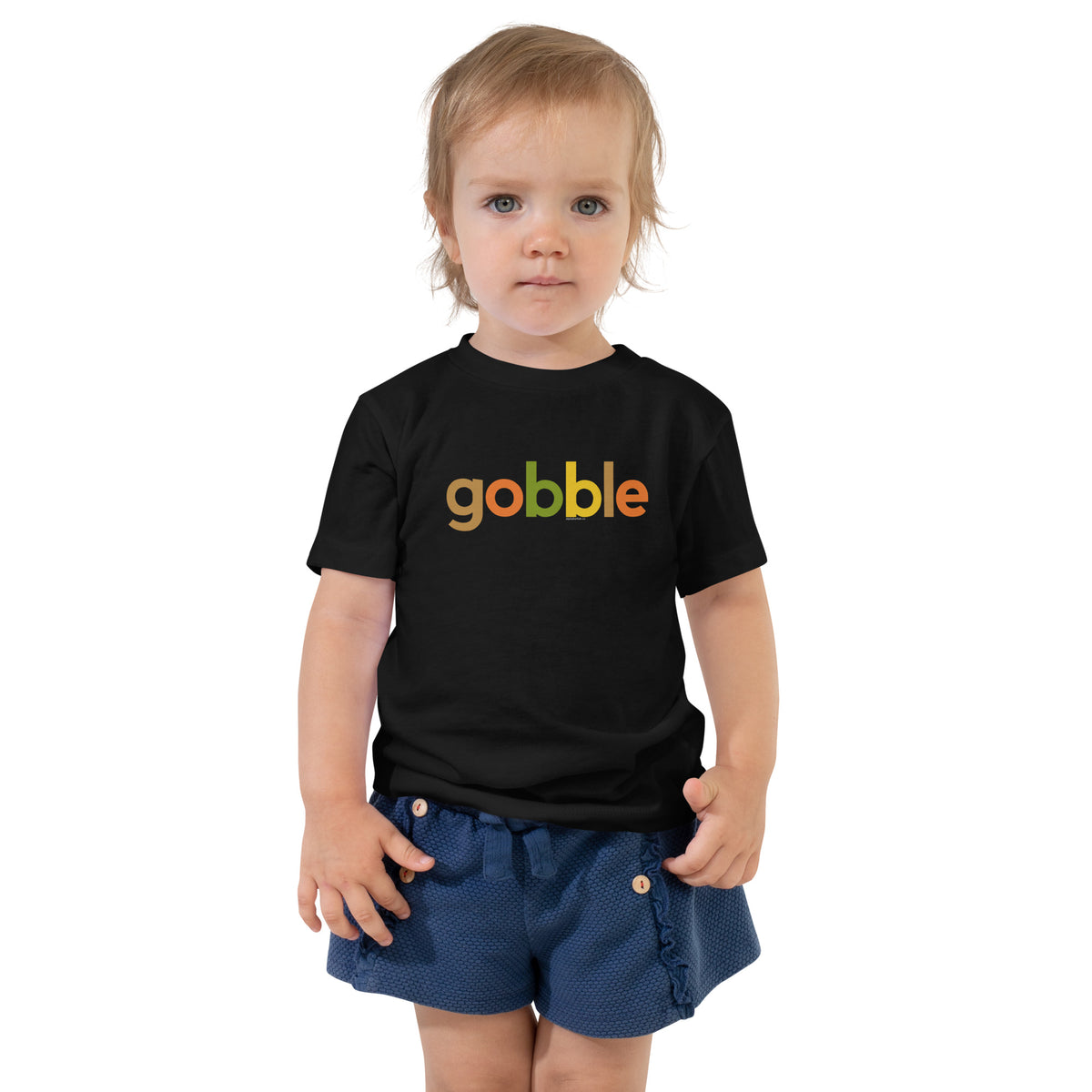 Gobble Kids Thanksgiving T-Shirt Multi