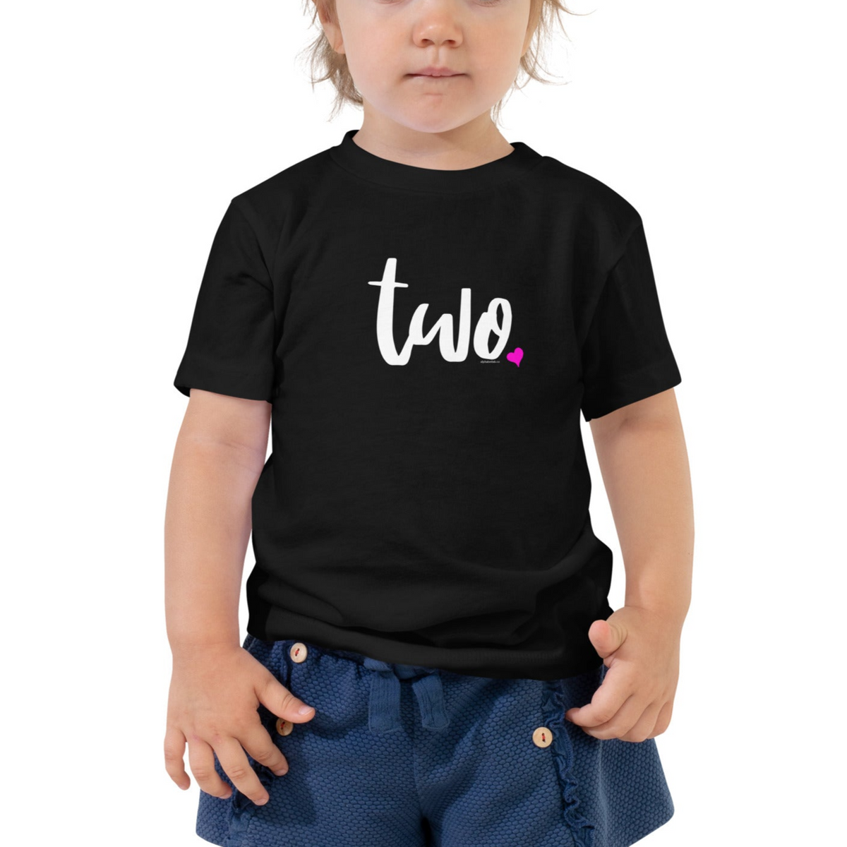 Girls 2nd Birthday Shirt Two - Script