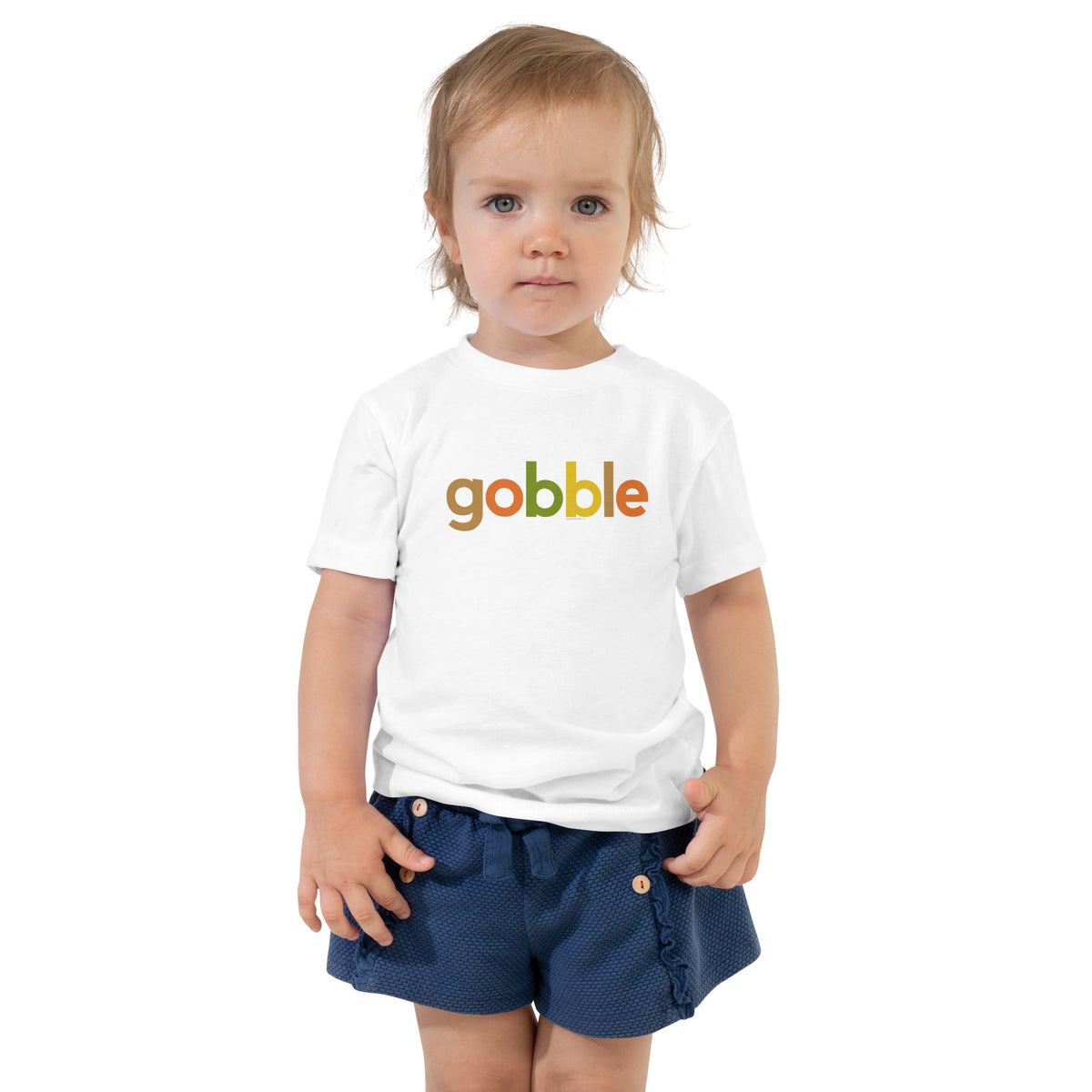 Gobble Kids Thanksgiving T-Shirt Multi