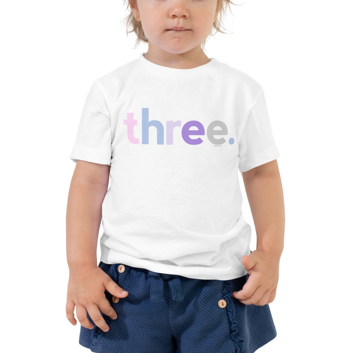 Girls 3rd Birthday Shirt Three - Original