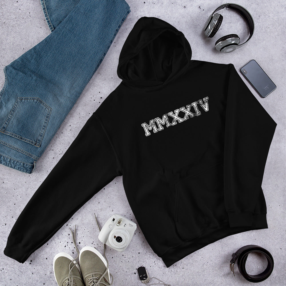 Class of 2024 MMXXIV Hoodie Sweatshirt - Roman