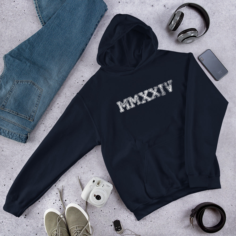 Class of 2024 MMXXIV Hoodie Sweatshirt - Roman