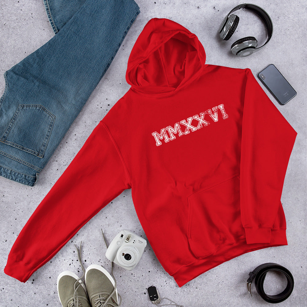 Class of 2026 MMXXVI Hoodie Sweatshirt - Roman