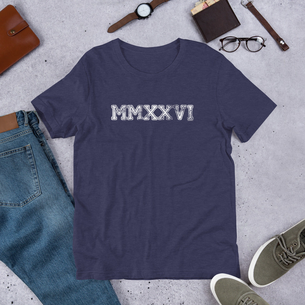 Class of 2026 MMXXVI T-Shirt - Roman