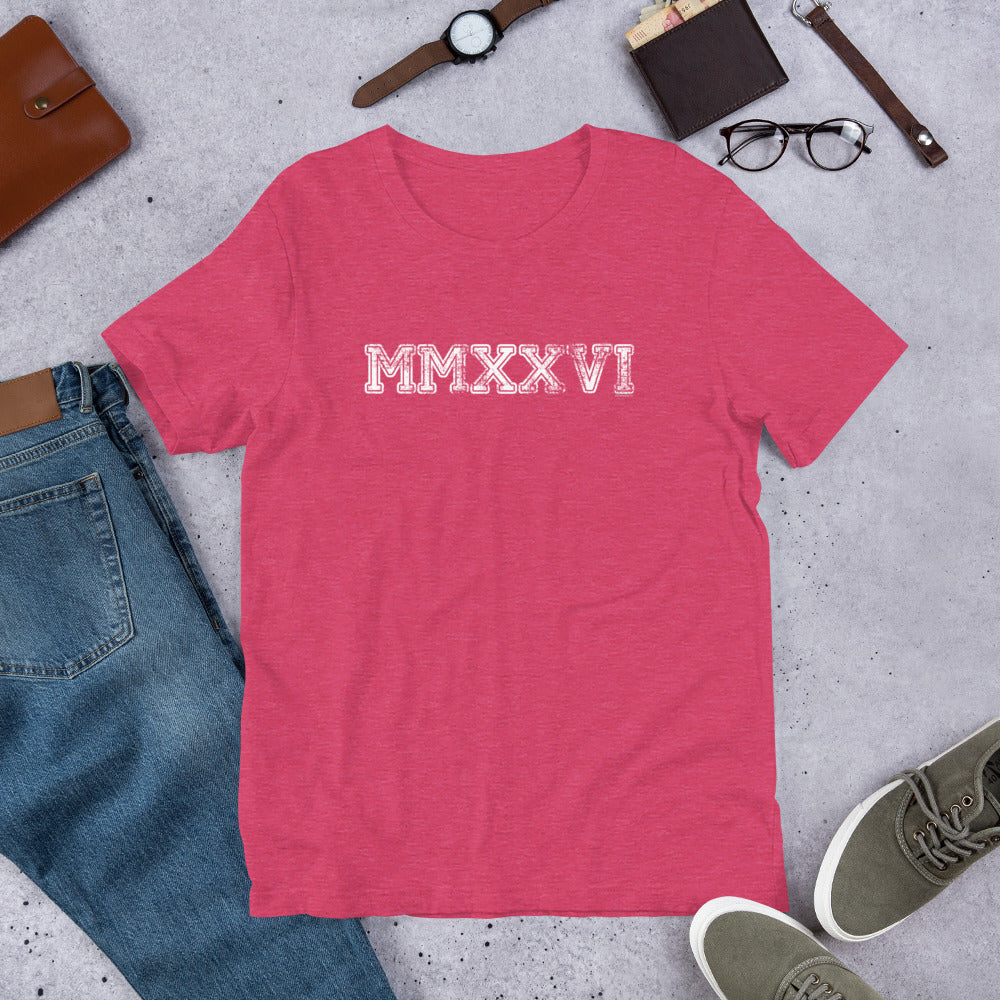 Class of 2026 MMXXVI T-Shirt - Roman