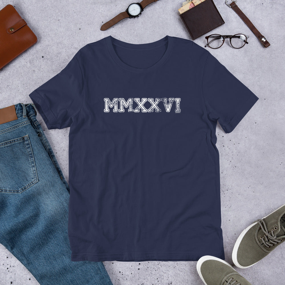 Class of 2026 MMXXVI T-Shirt - Roman