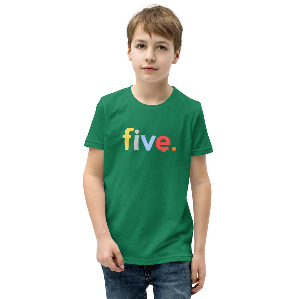 Boys 5th Birthday Shirt Five - Original