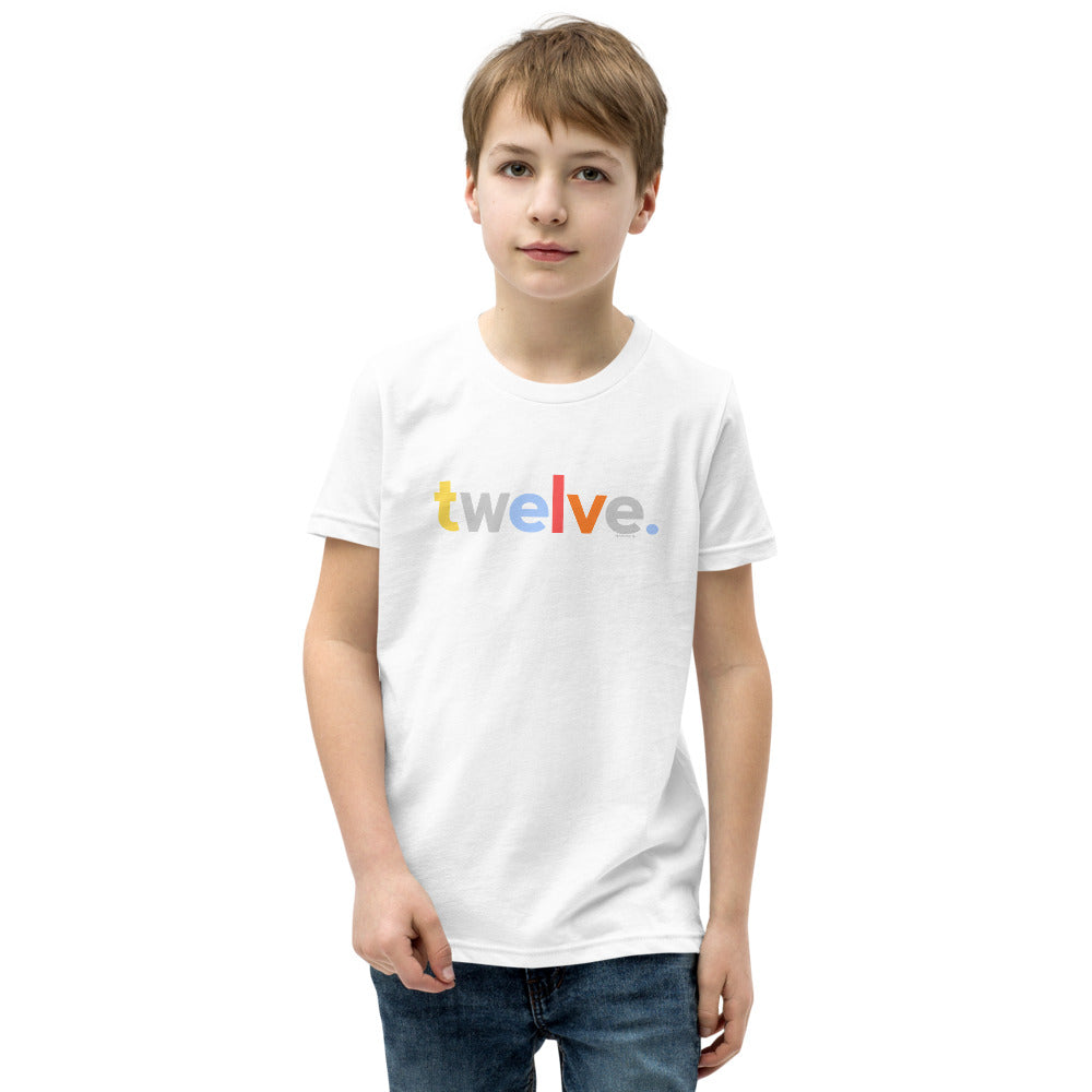 Boys 12th Birthday Shirt Twelve - Original