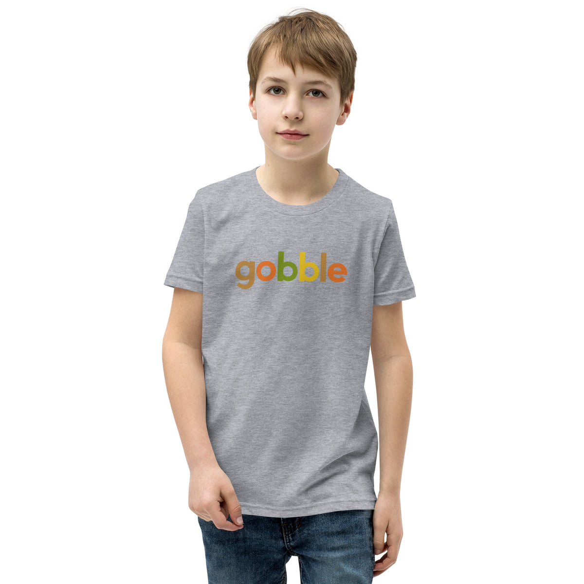 Gobble Kids Thanksgiving T-Shirt Multi