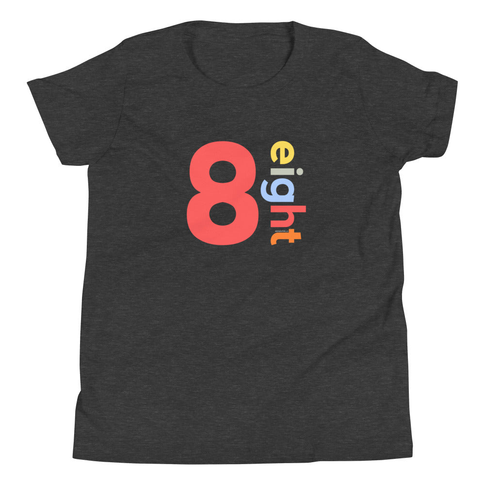 Boys 8th Birthday Shirt Eight - Number