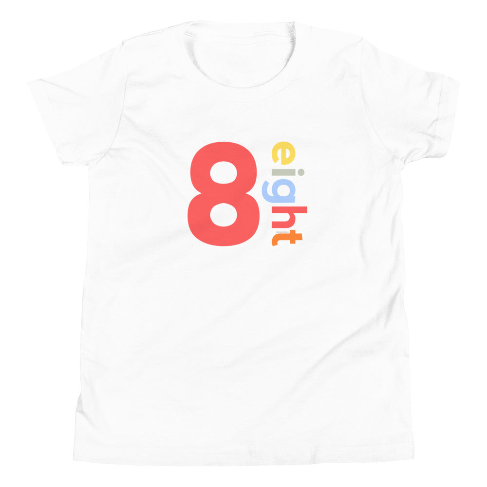 Boys 8th Birthday Shirt Eight - Number