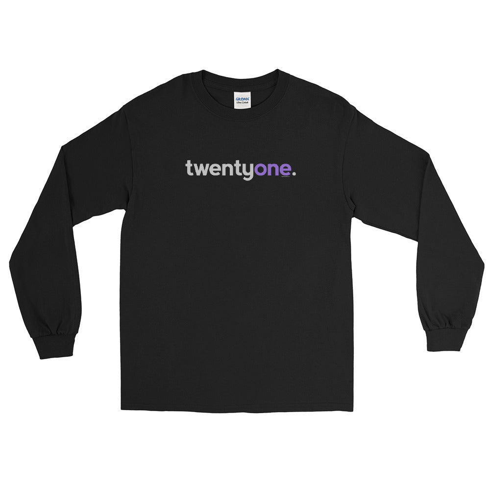 21st Birthday Shirt Twentyone Purple - Original