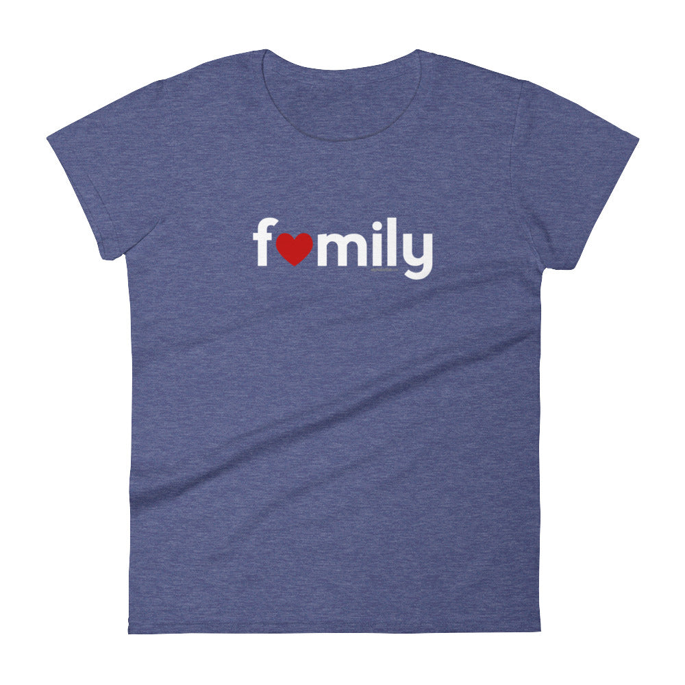 Family Womens Valentine’s Day T-Shirt