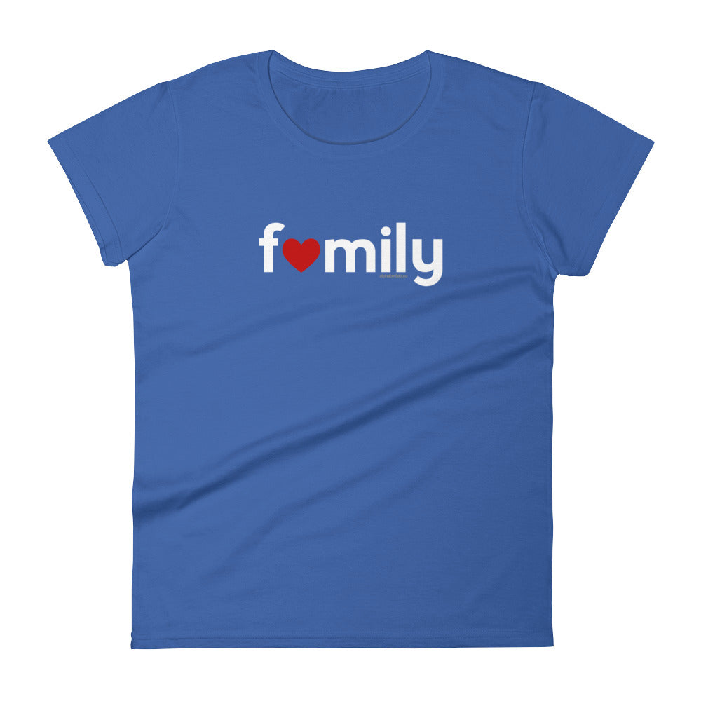 Family Womens Valentine’s Day T-Shirt