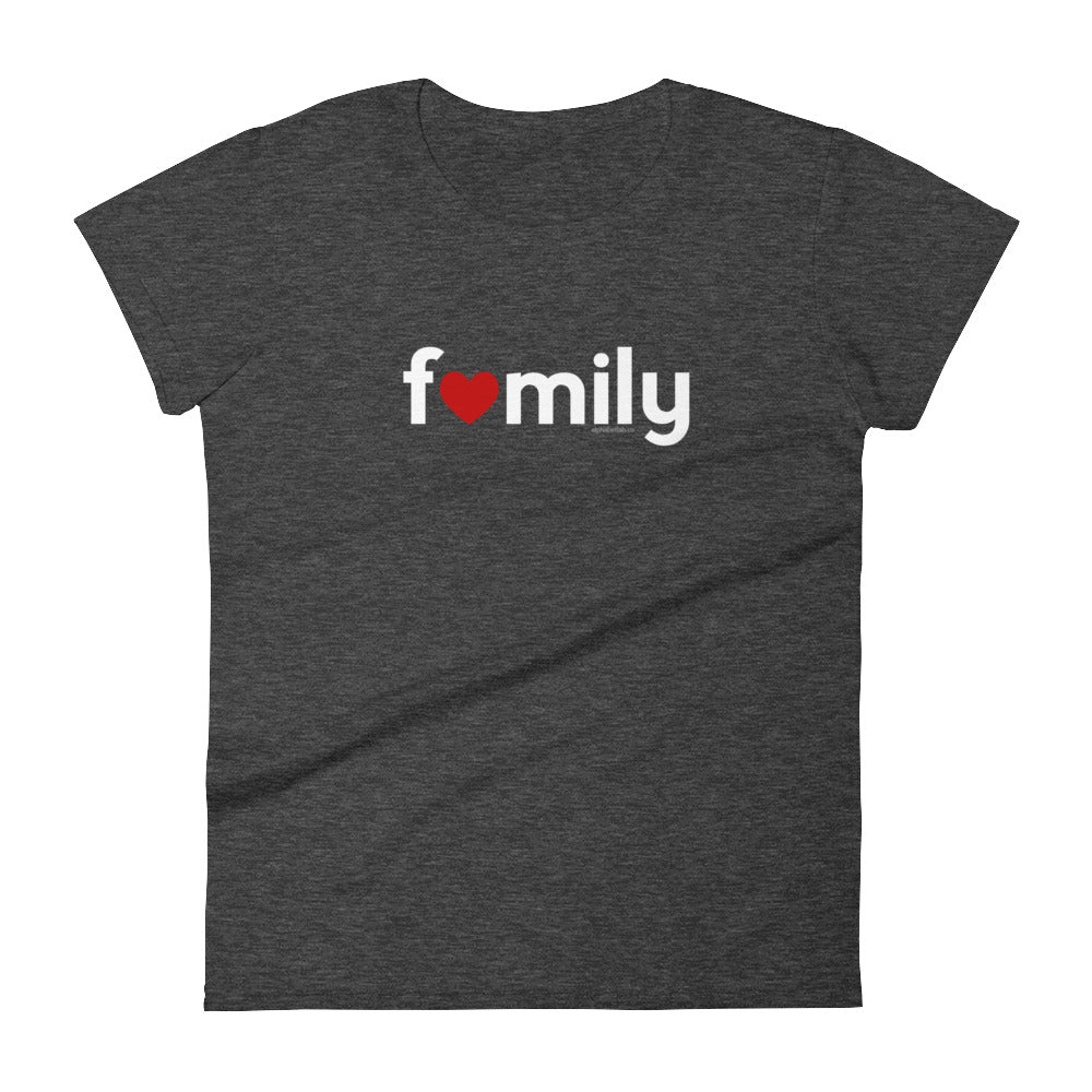 Family Womens Valentine’s Day T-Shirt
