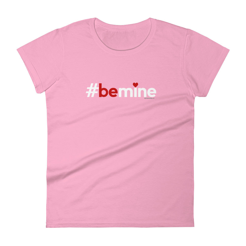 Hashtag Be Mine Womens Valentine’s Day T-Shirt
