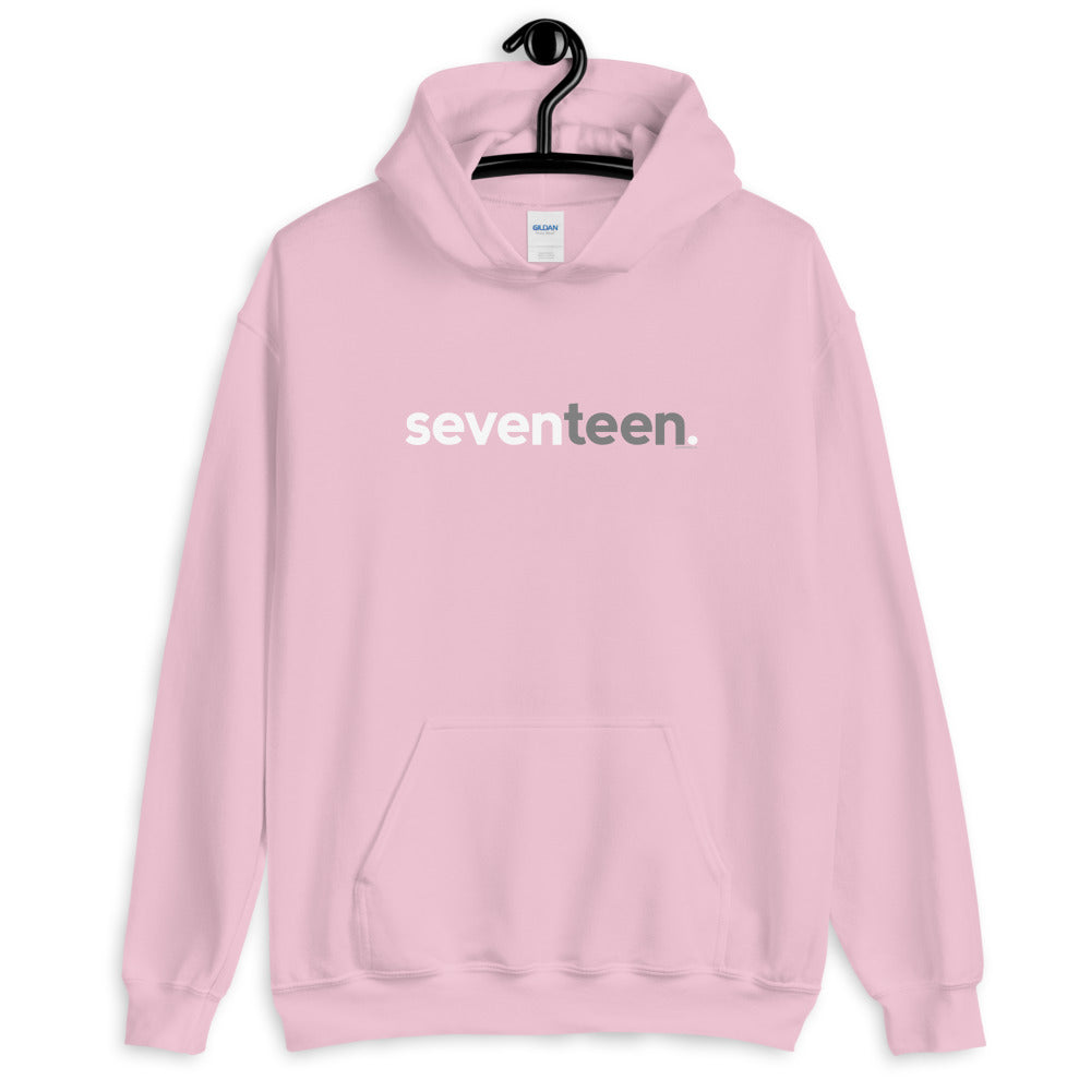 Teens 17th Birthday Hoodie Sweatshirt Seventeen - Original