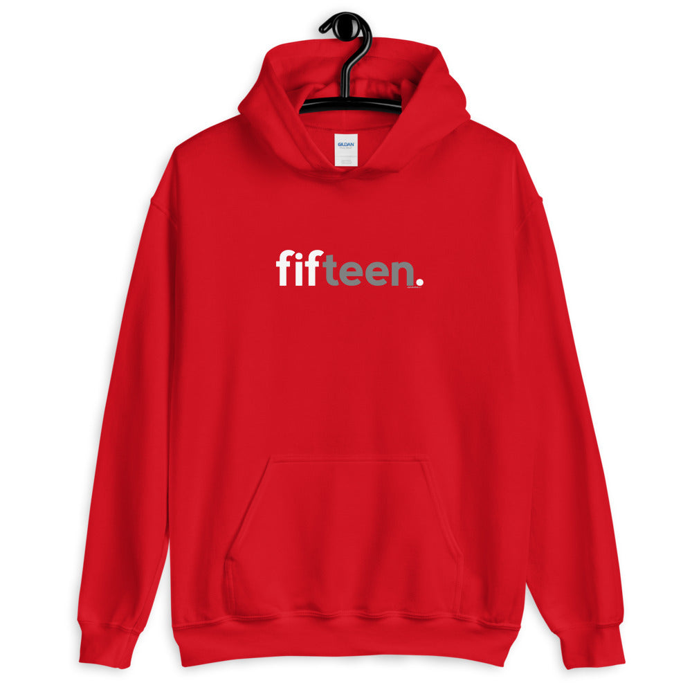 Teens 15th Birthday Hoodie Sweatshirt Fifteen - Original